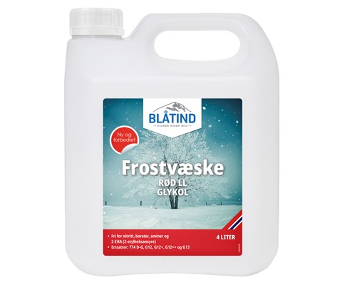 Frostvæske Rød konsentrat LL 4 L