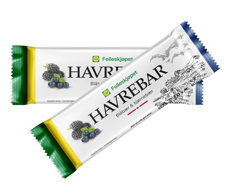 Havrebar blåbær og bjørnebær 2 stk