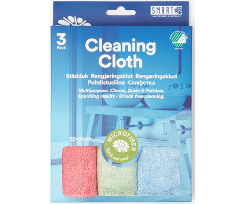 Rengjøringskluter 3 pk
