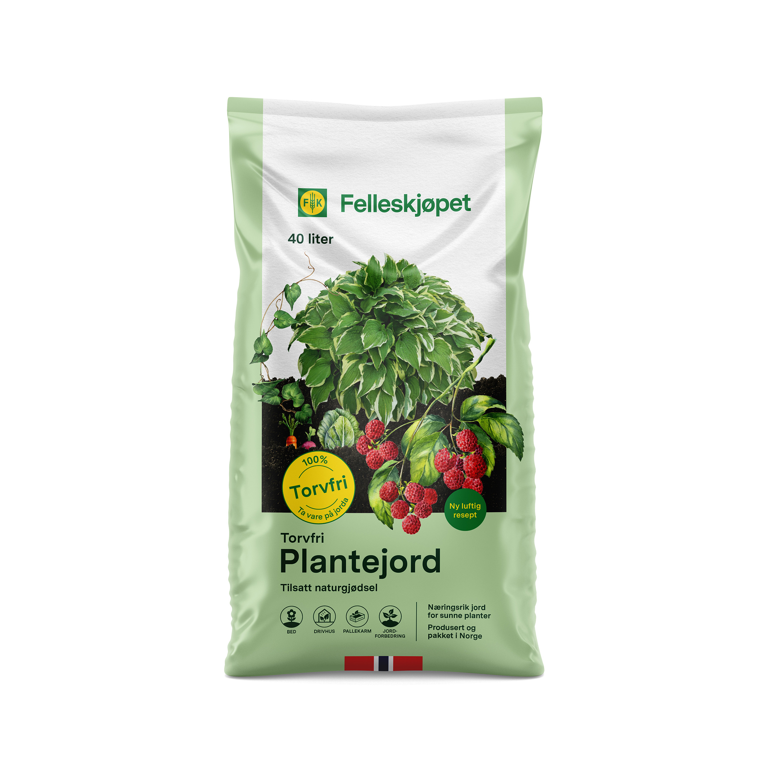 Torvfri plantejord 40 L