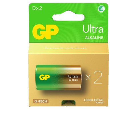 Ultra Alkaline batteri LR20/D 2 pk