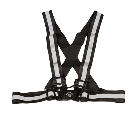 Reflekssele voksen svart