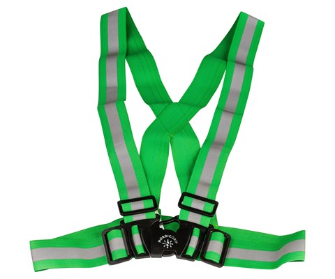 Reflekssele junior grønn