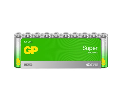 Super Alkaline batteri LR6/AA 20 pk