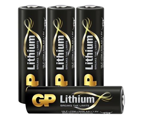 Litium batteri AA 4 pk