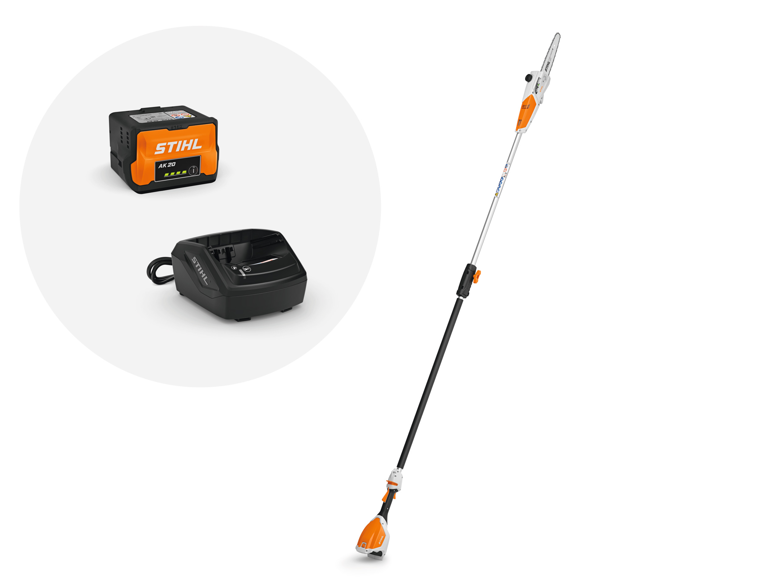 Batteridrevet grensag HTA 50 sett