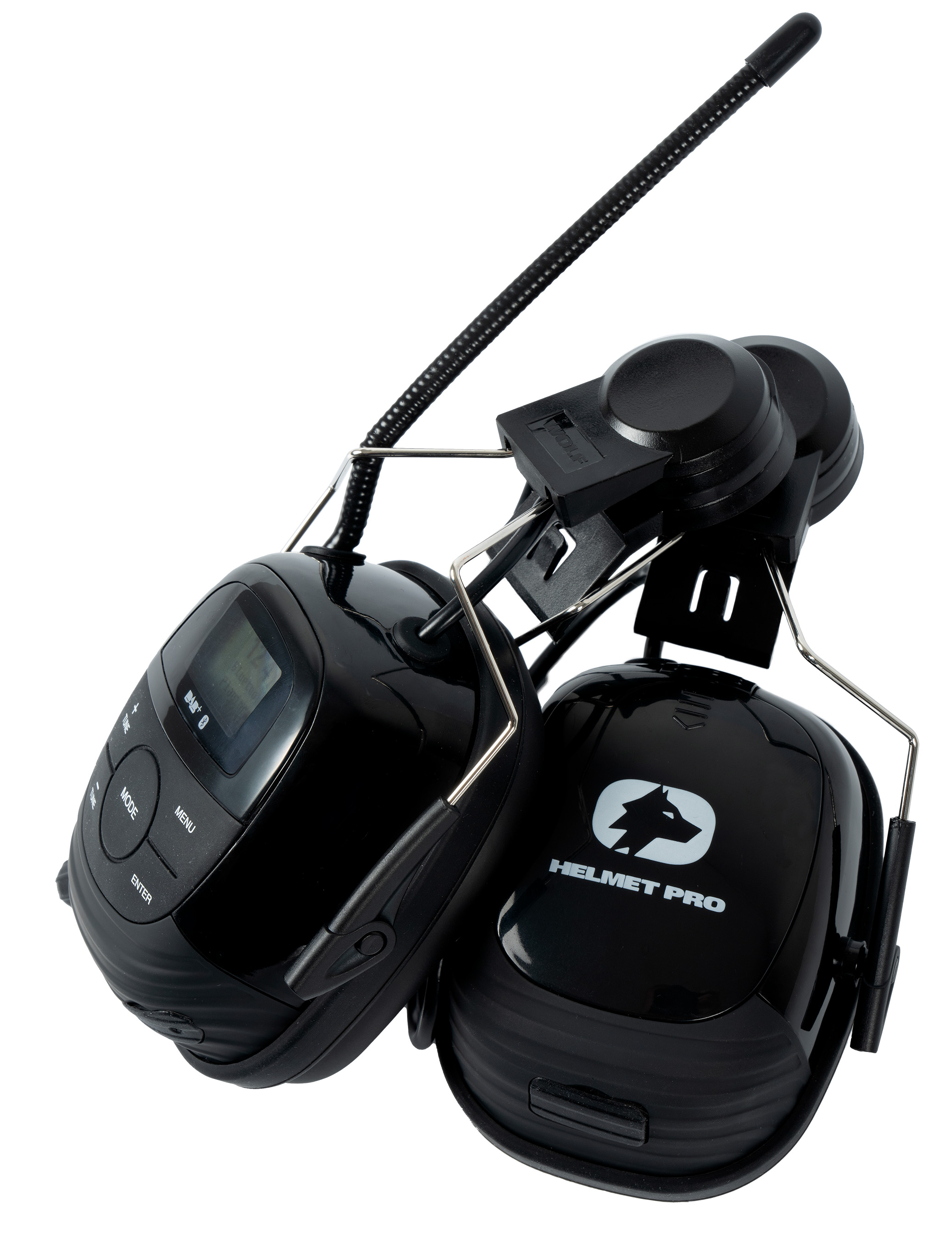 Hørselvern Helmet Pro DAB+, FM, Bluetooth