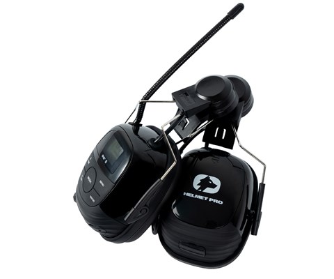 Hørselvern Helmet Pro DAB+, FM, Bluetooth