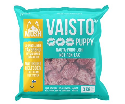 Hundefôr Vaisto Isblå okse-reinsdyr-laks 1 kg