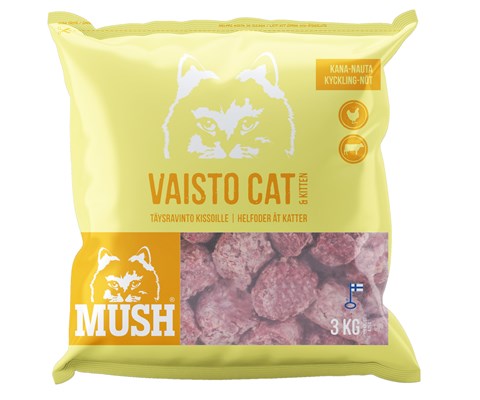 Kattemat Vaisto frosset kylling-okse 3 kg