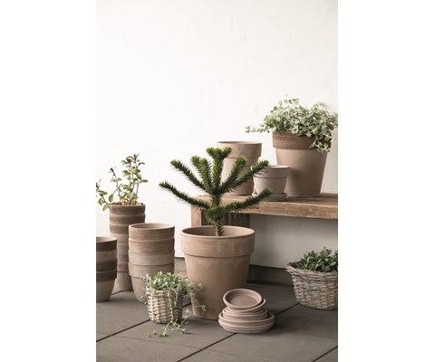 Blomsterpotte Greige Vaso grå