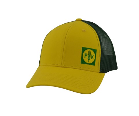 Caps mesh gul