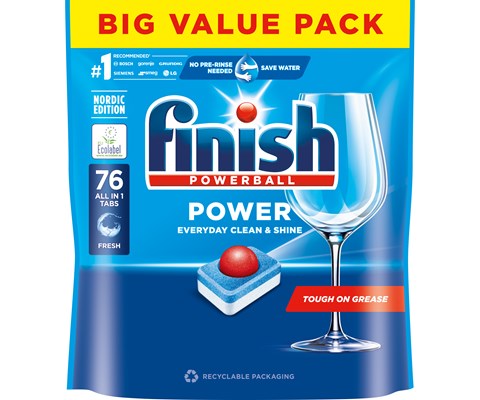 Finish Power 76 tabl