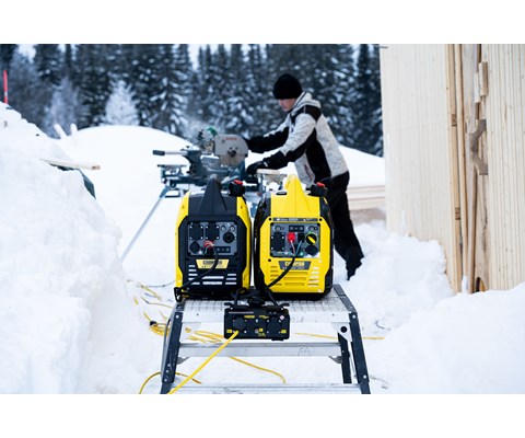 Strømaggregat Mighty Fusion bensin inverter 3 kW