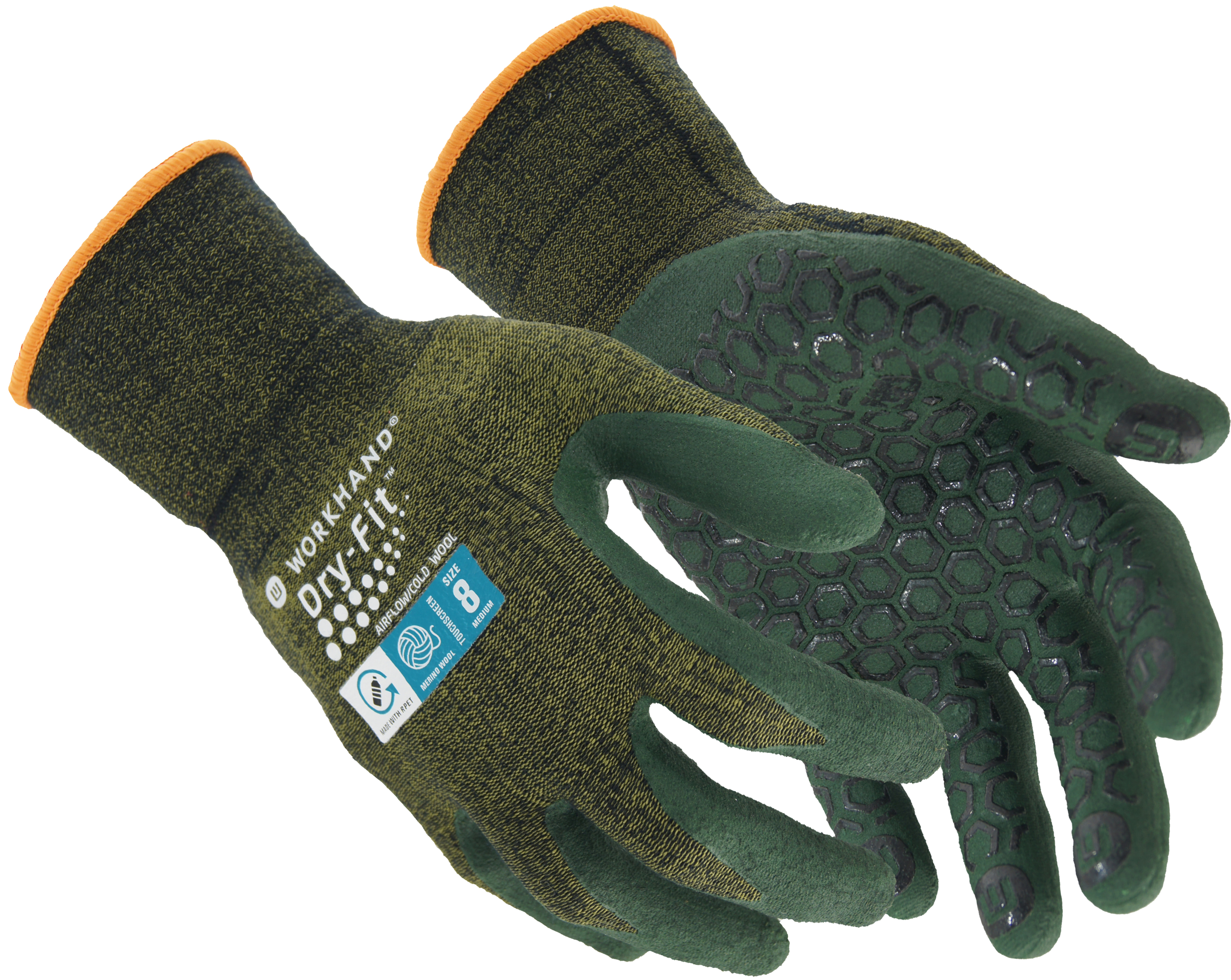 Monteringshansker Dry-Fit ull/silke