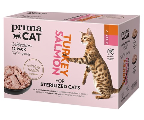 Våtfôr Sterilized multipakk 12x85 g