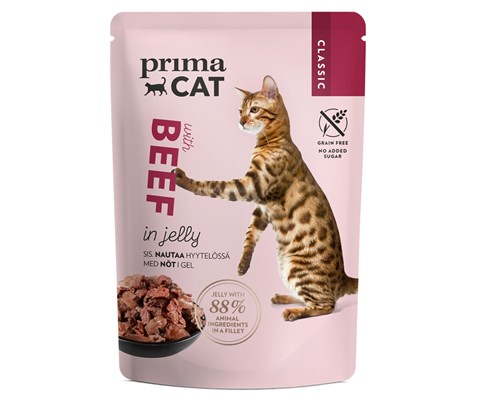 Våtfôr Classic biff i gele 85 g