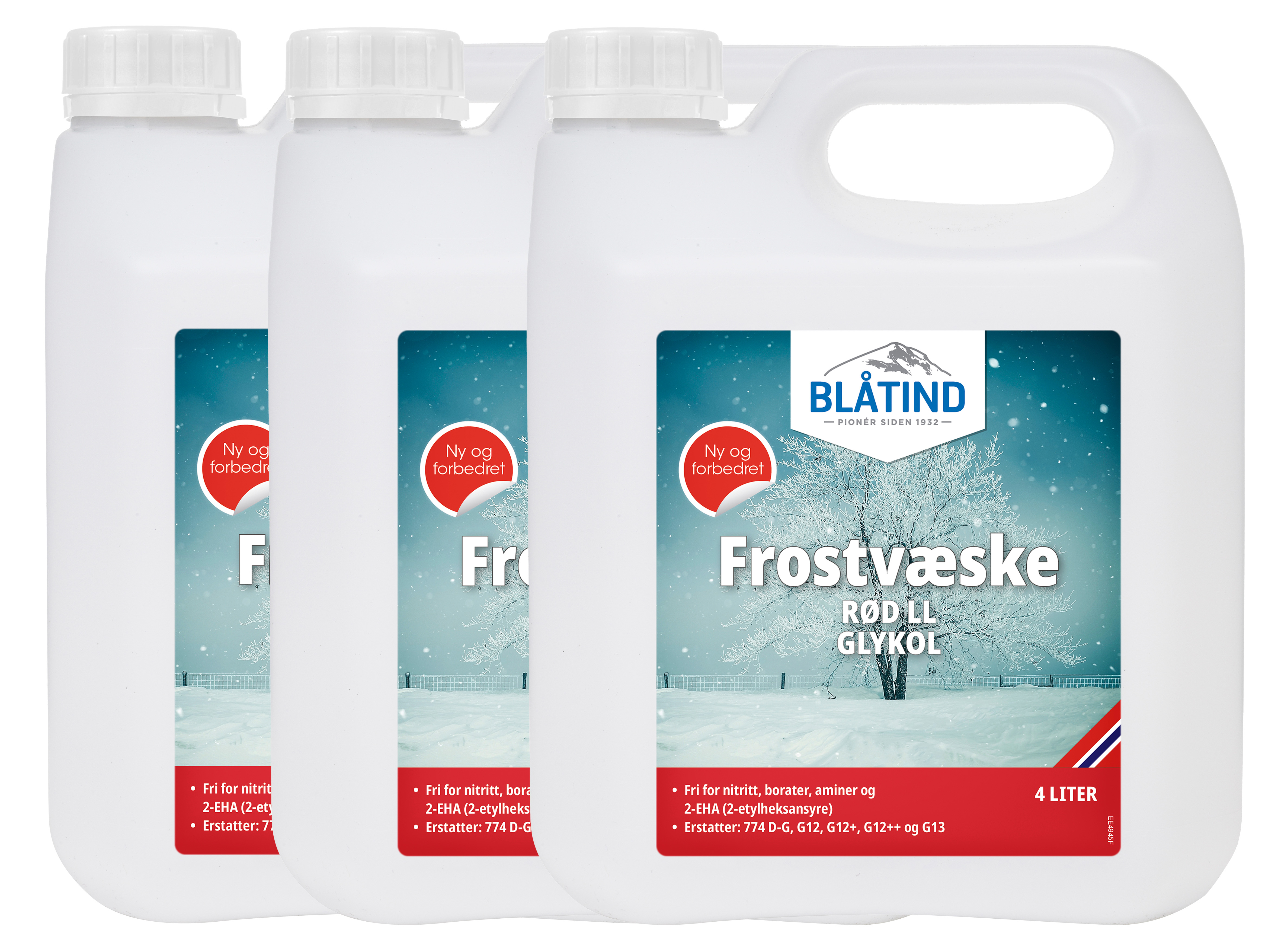 Frostvæske Rød LL 4 L