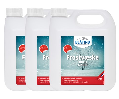 Frostvæske Rød LL 4 L