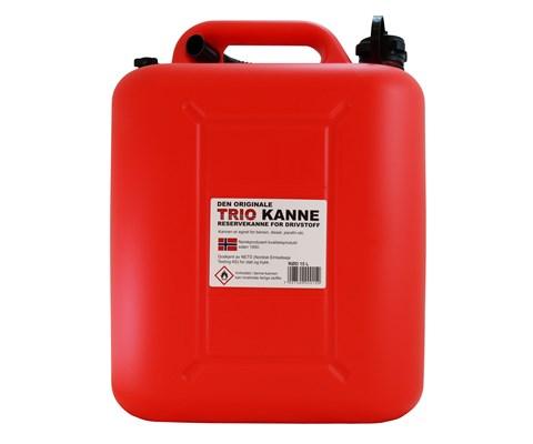 Trio bensinkanne 15 L rød