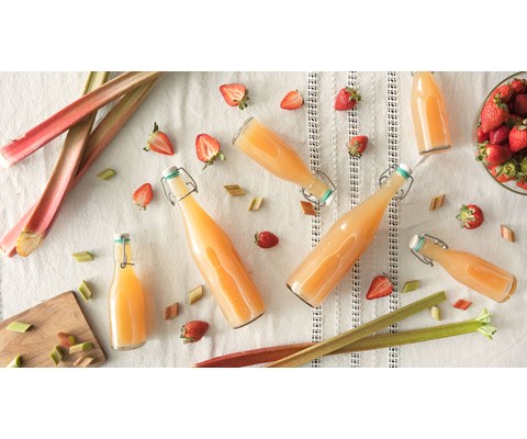 Saftflaske med vippekork 0,25 L