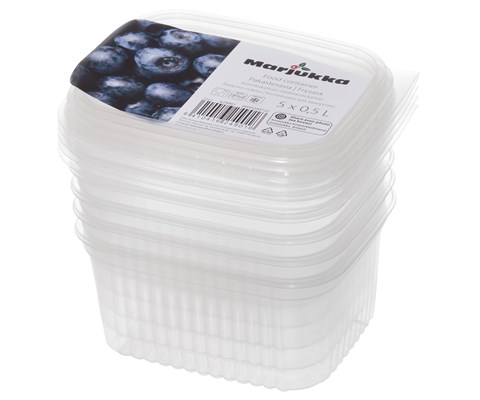 Frysebeger 5 x 0,5 L