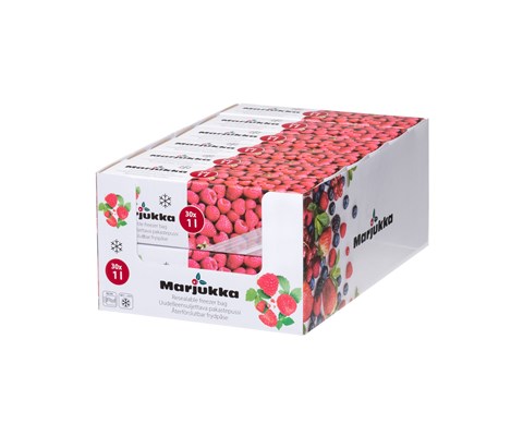 Frysepose med ziplås 30 x 1 L