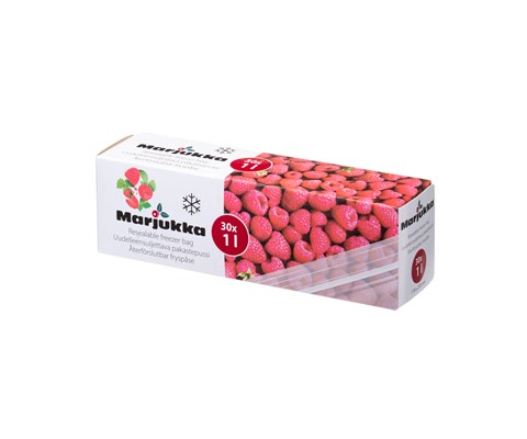 Frysepose med ziplås 30 x 1 L