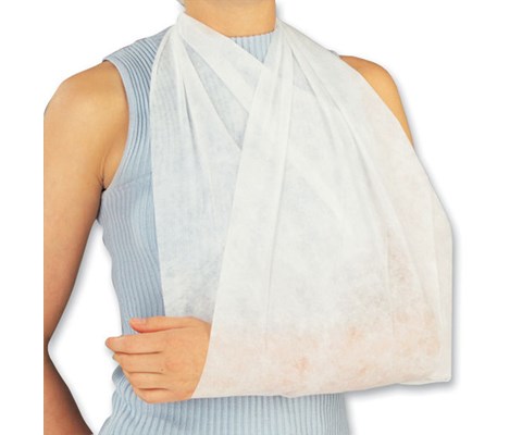 Trekanttørkle 96x96x136 cm