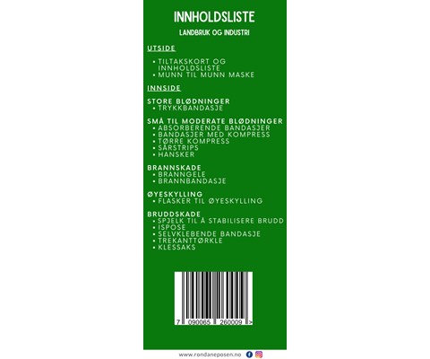 Førstehjelpspose landbruk