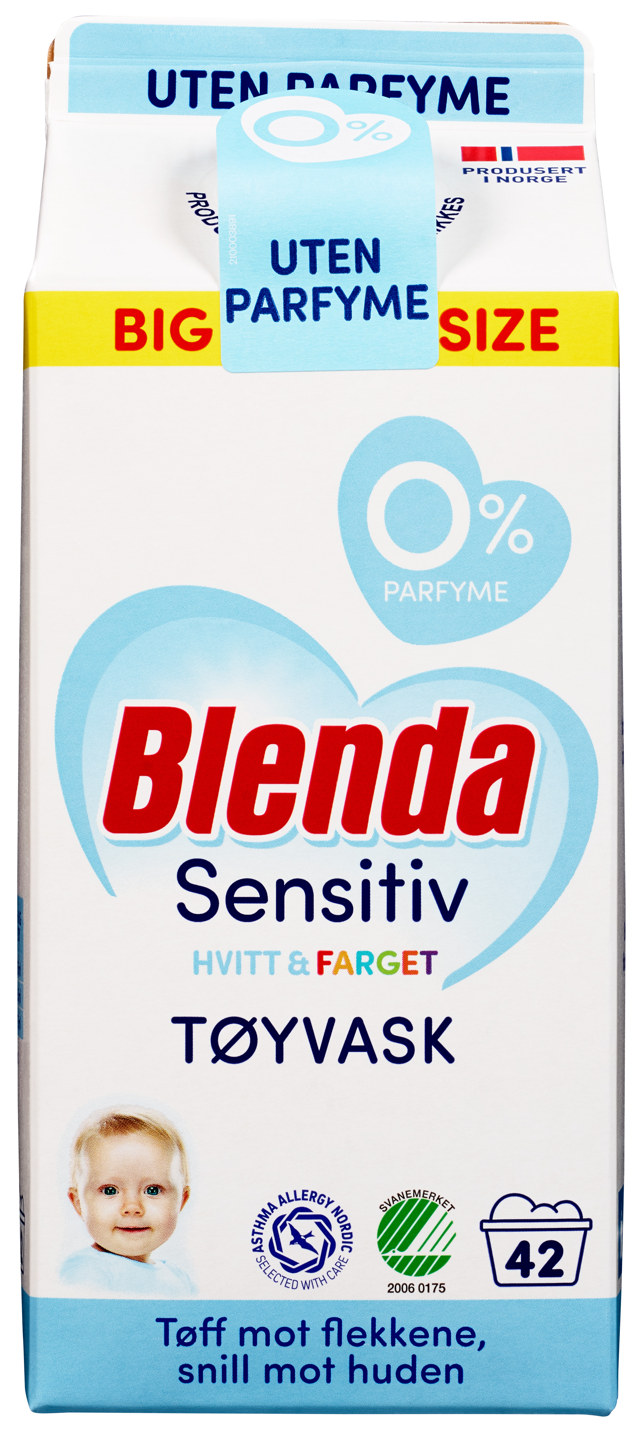 Tøyvask sensitiv 1,5 L