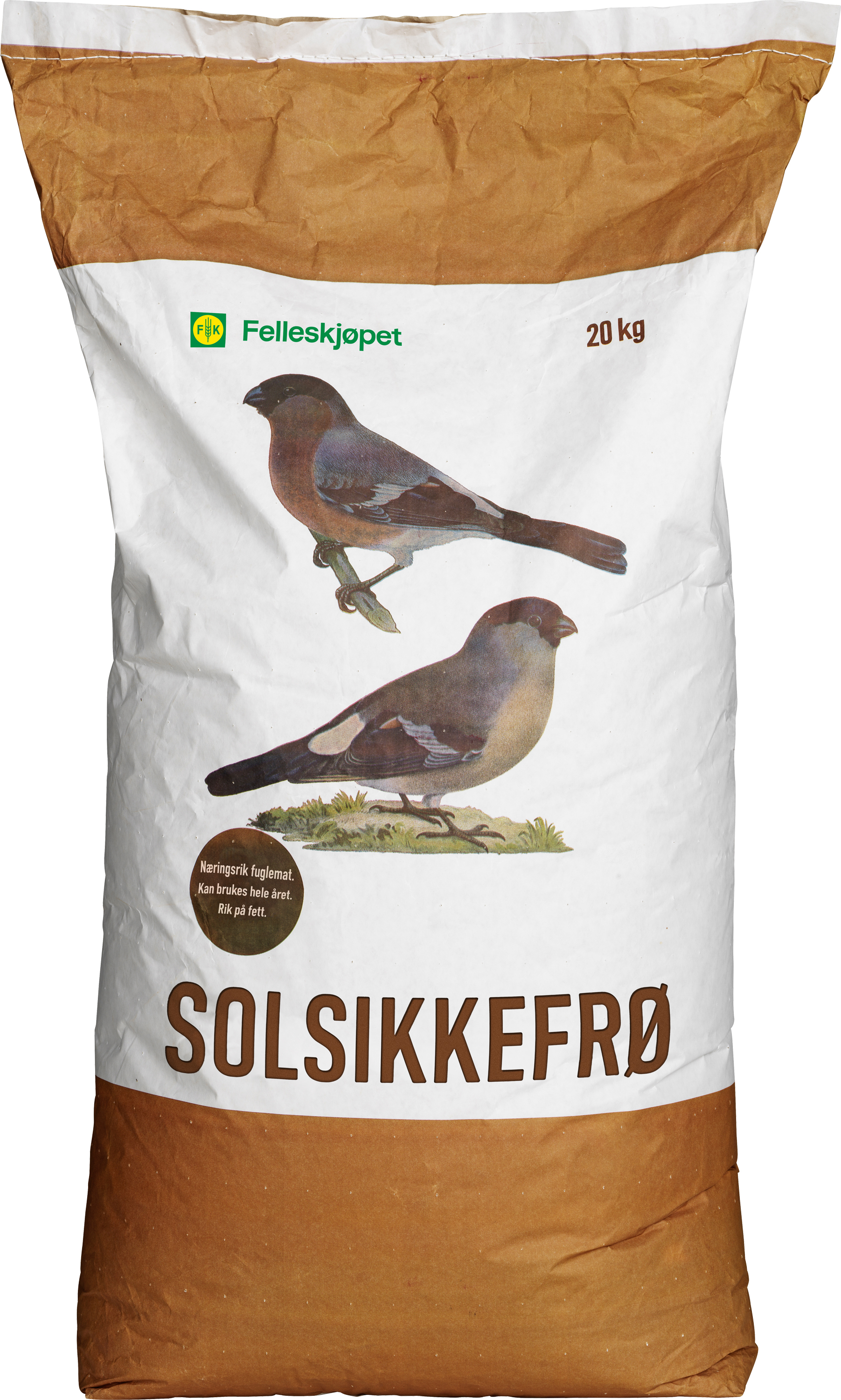 Solsikkefrø stripet 20 kg