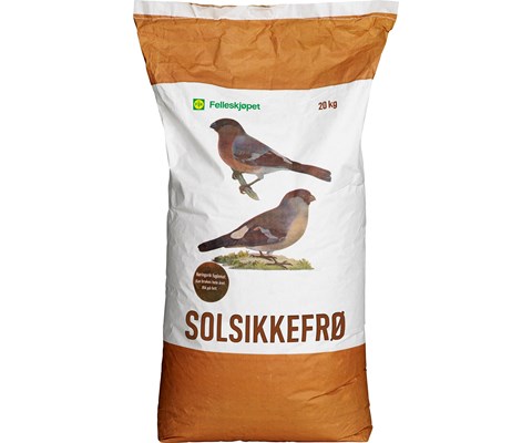 Solsikkefrø stripet 20 kg