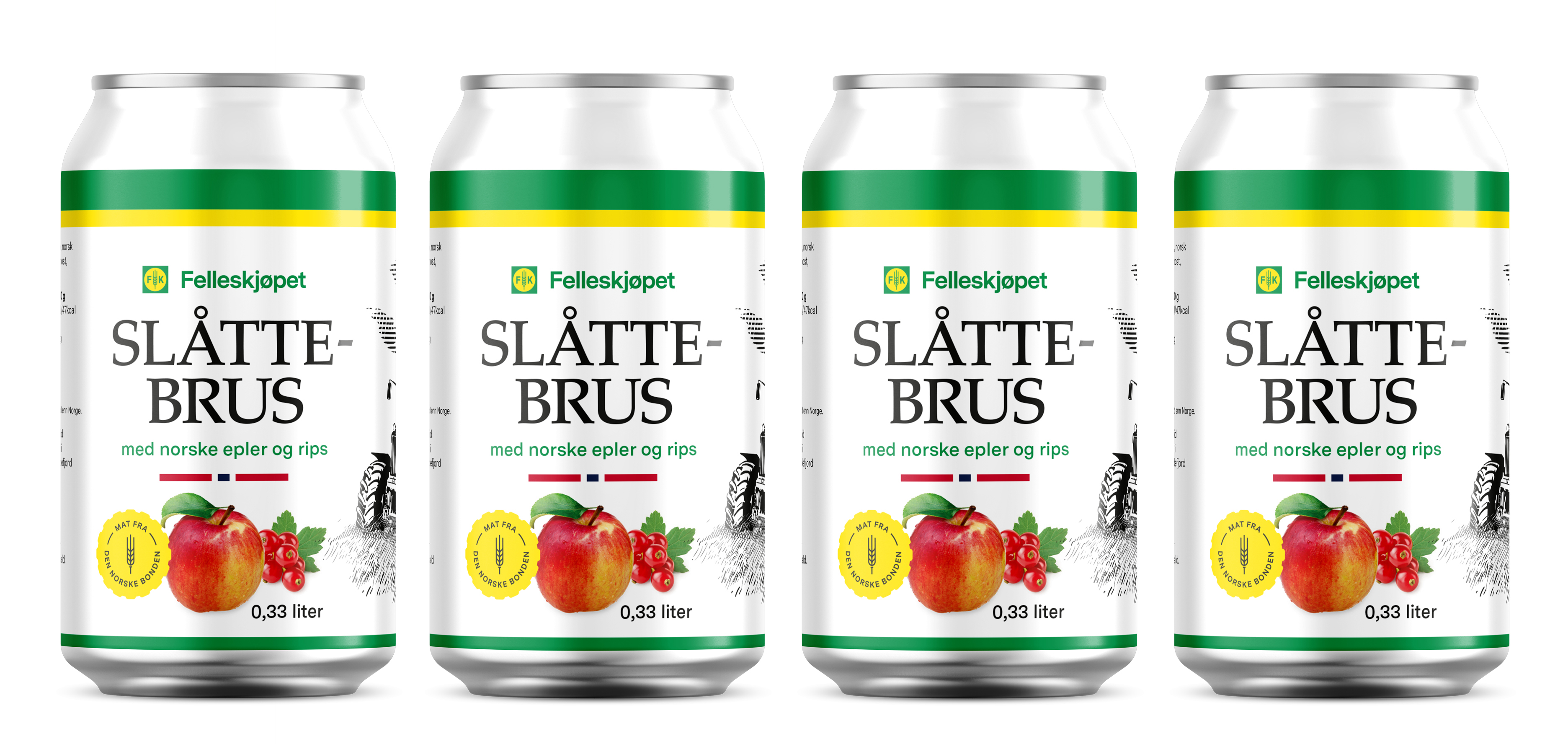 Slåttebrus 4 pk ä 0,33 L