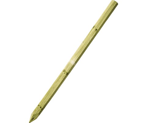Gjerdestolpe impregnert 6x250 cm 126 stk
