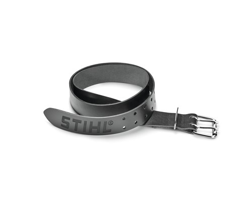 Skinnbelte lær svart 4x125 cm