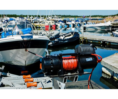 Vinsj Ninja 3500 12V Armortek syntetisk tau