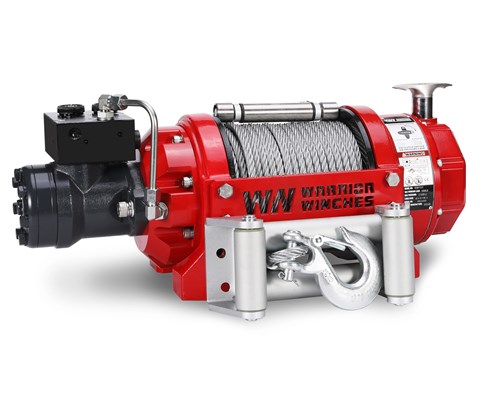 Vinsj RV 8000 hydraulisk stålvaier kort trommel