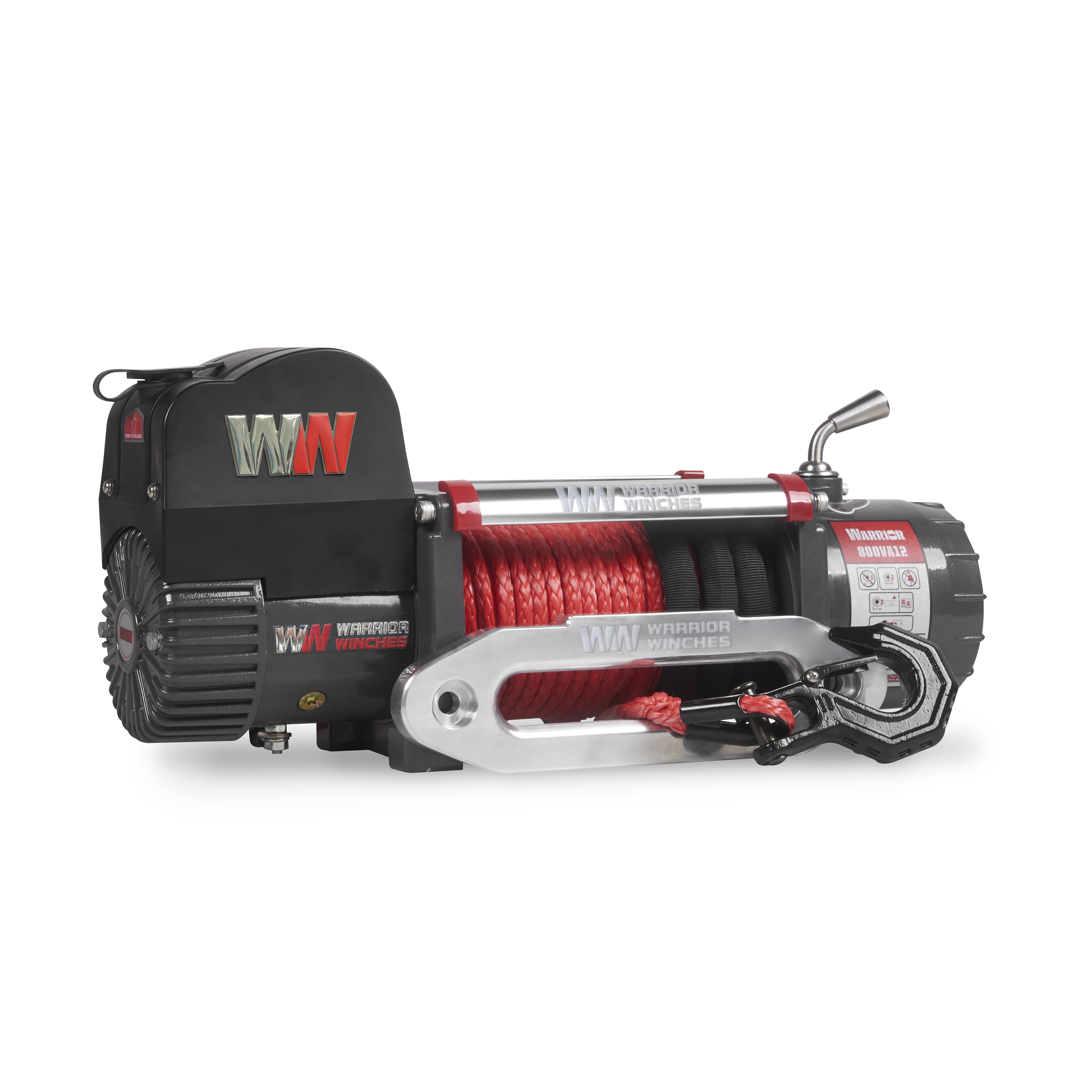 Vinsj Samurai 8000 Premium 12V Armortek syntetisk tau