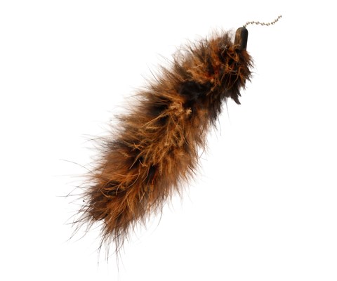 Katteleke fiskestang med fjær
