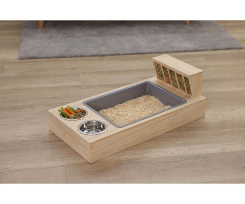 Mat og drikkestasjon Grave