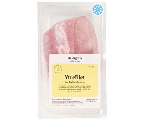 Fryst Ytrefilet av Frilandsgris ca 750 g