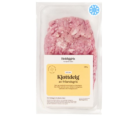 Fryst Kjøttdeig av Frilandsgris 400 g