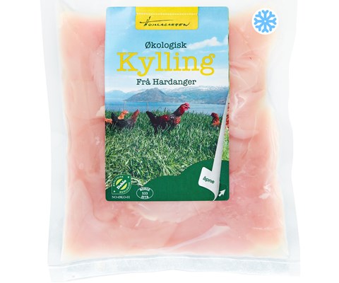 Fryst Skivet/wok kylling øko 400 g