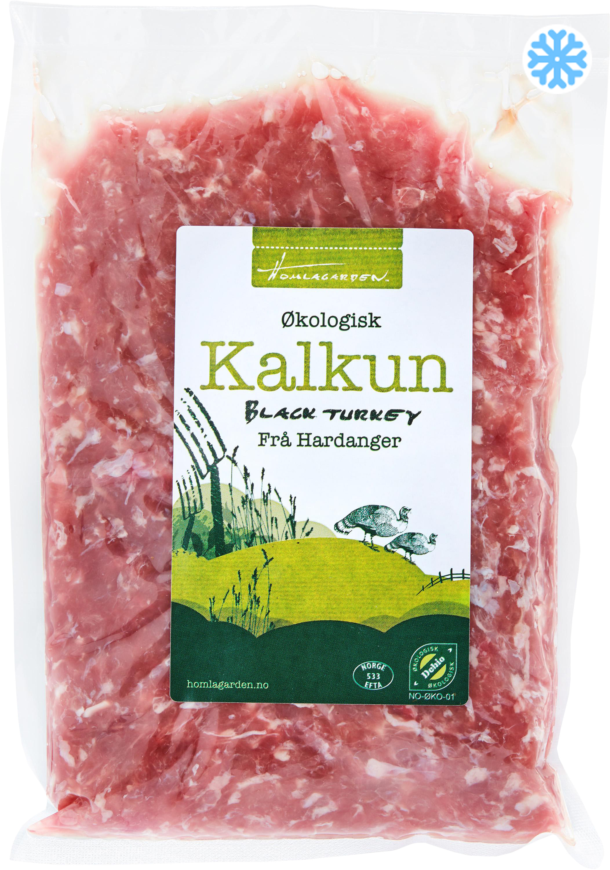 Fryst Kjøttdeig av kalkun 420 g