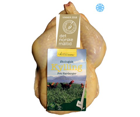 Fryst Hel kylling øko ca 1,9 kg
