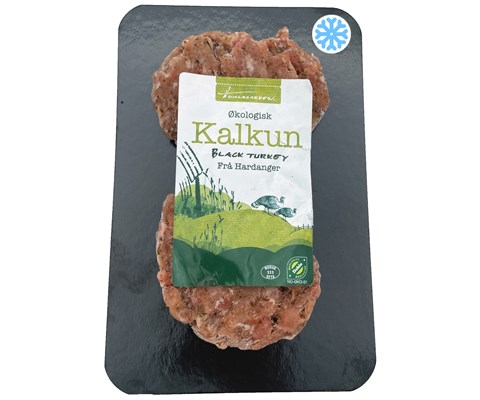 Fryst Black Turkey Burger Øko 300g 2 pk