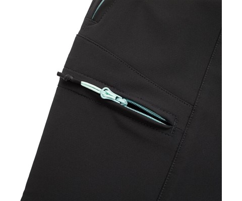 Softshellbukse svart dame