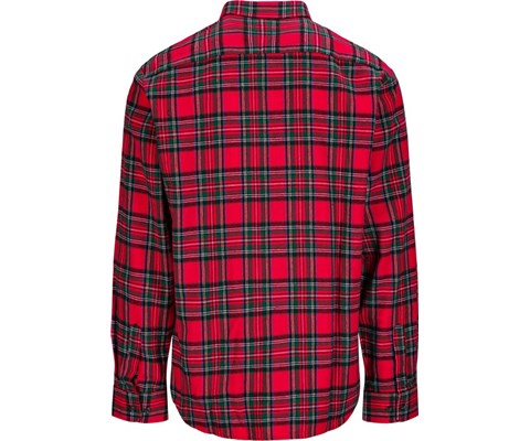 Flanellskjorte rød