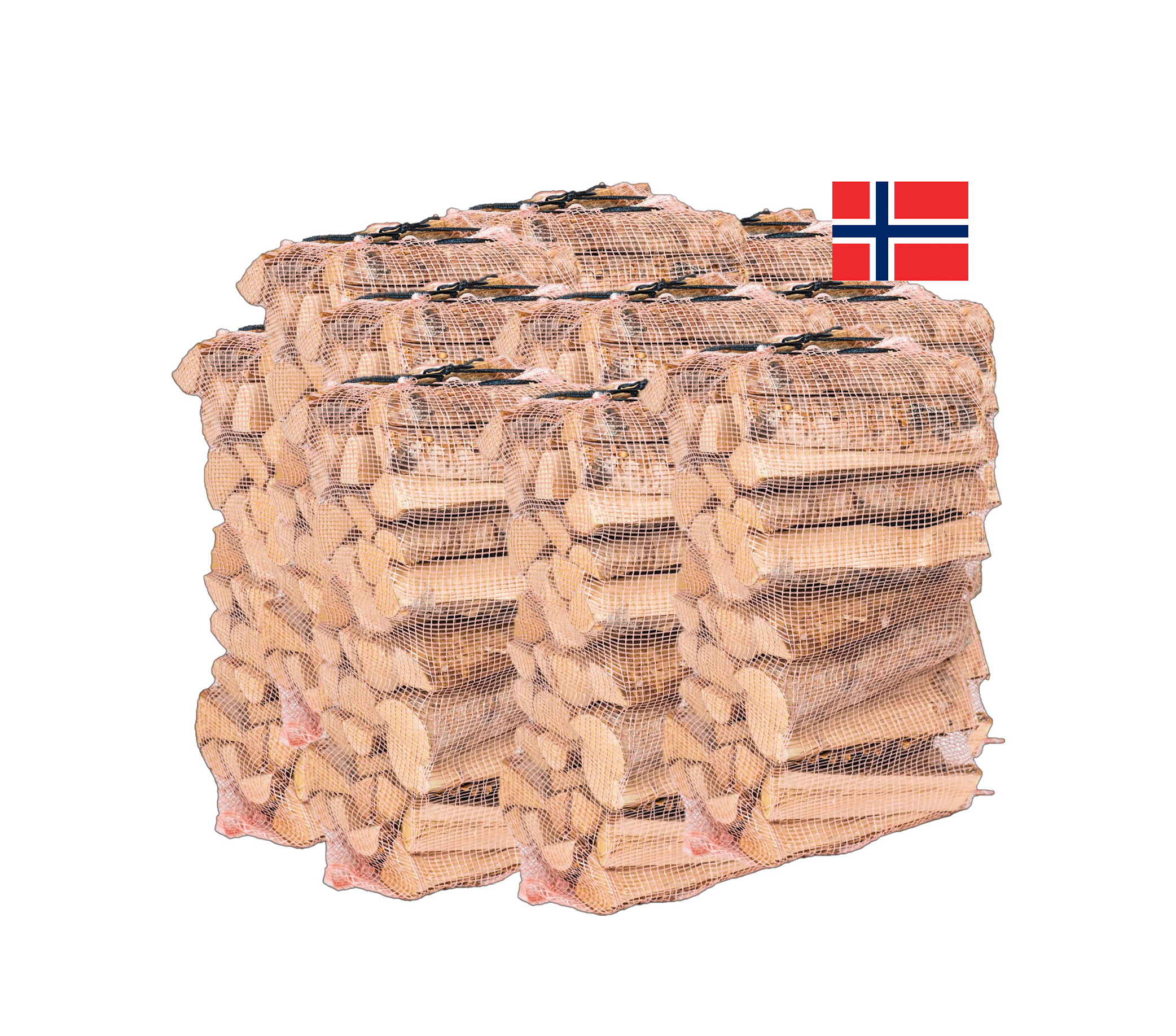 Bjørkeved norsk 10 sekker â 40 L